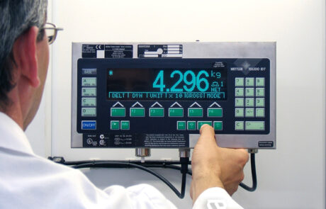 Polycontrols Primary flow calibration control panel