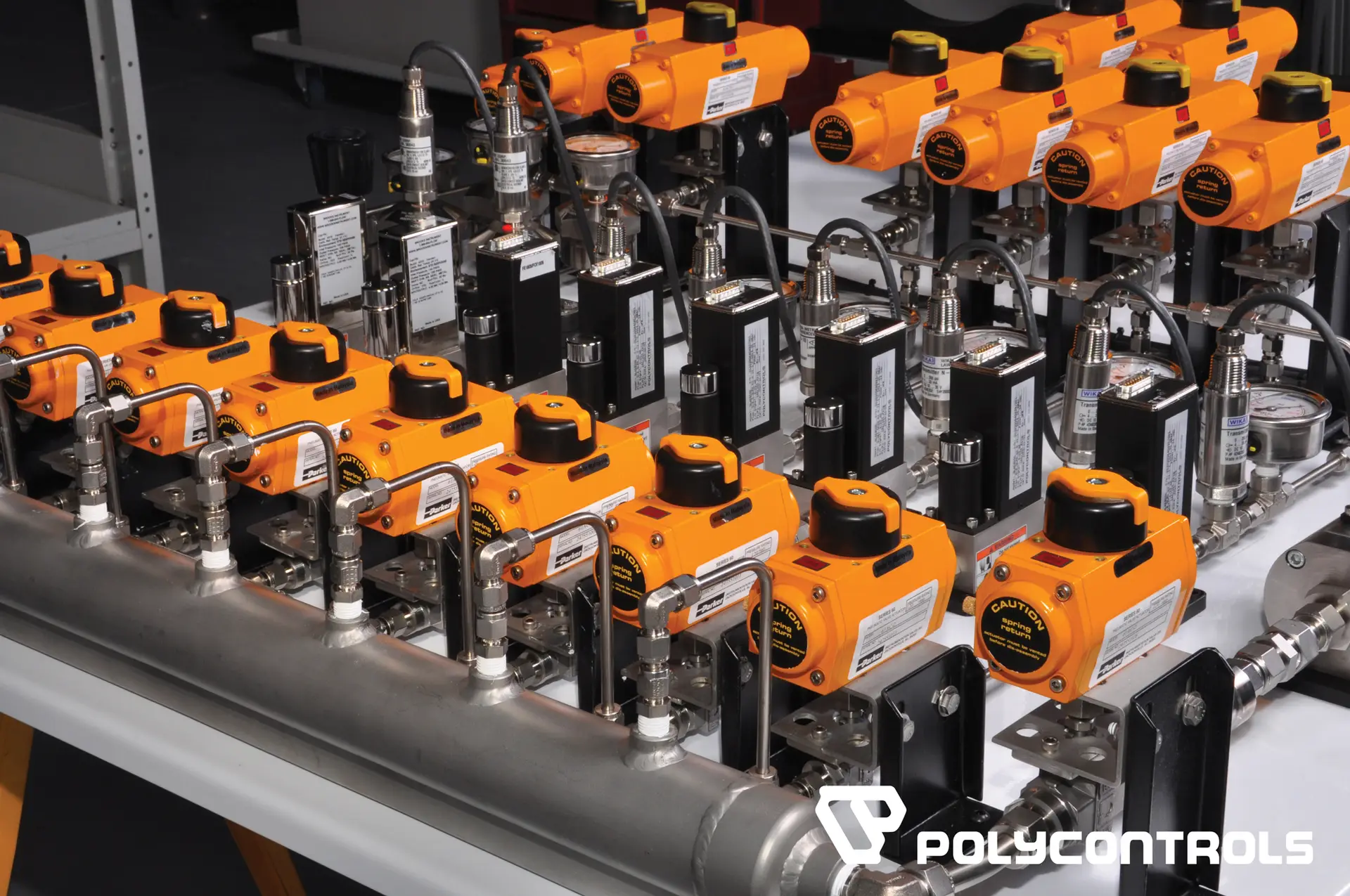 Polycontrols Gas mixing system for the production of a special atmosphere - Venus (CO2, N2, SO2, H2O, HCL, HF, NO, COS, CO, NASA)