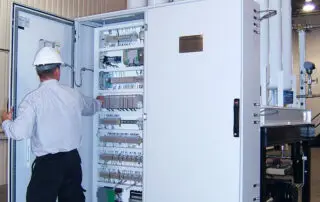 Polycontrols Helium gas recovery unit