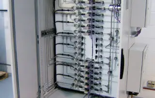Polycontrols Automatic gas control unit for annealing furnaces (N2, CO2, CO, H2)