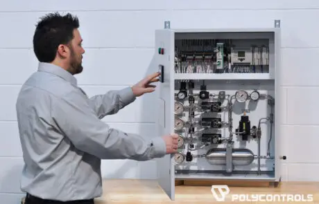 Polycontrols Dynamic gas blending system CO2 and air Polycontrols Dynamic gas blending system CO2 and air