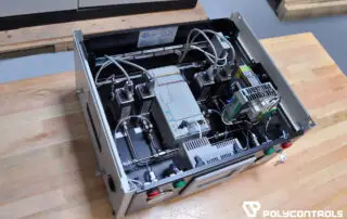 Polycontrols Gas blending system for biological culture CO2 and dry air