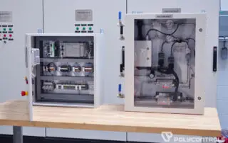 Polycontrols Gas blending system for class 1 division 2 applications N2-and H2