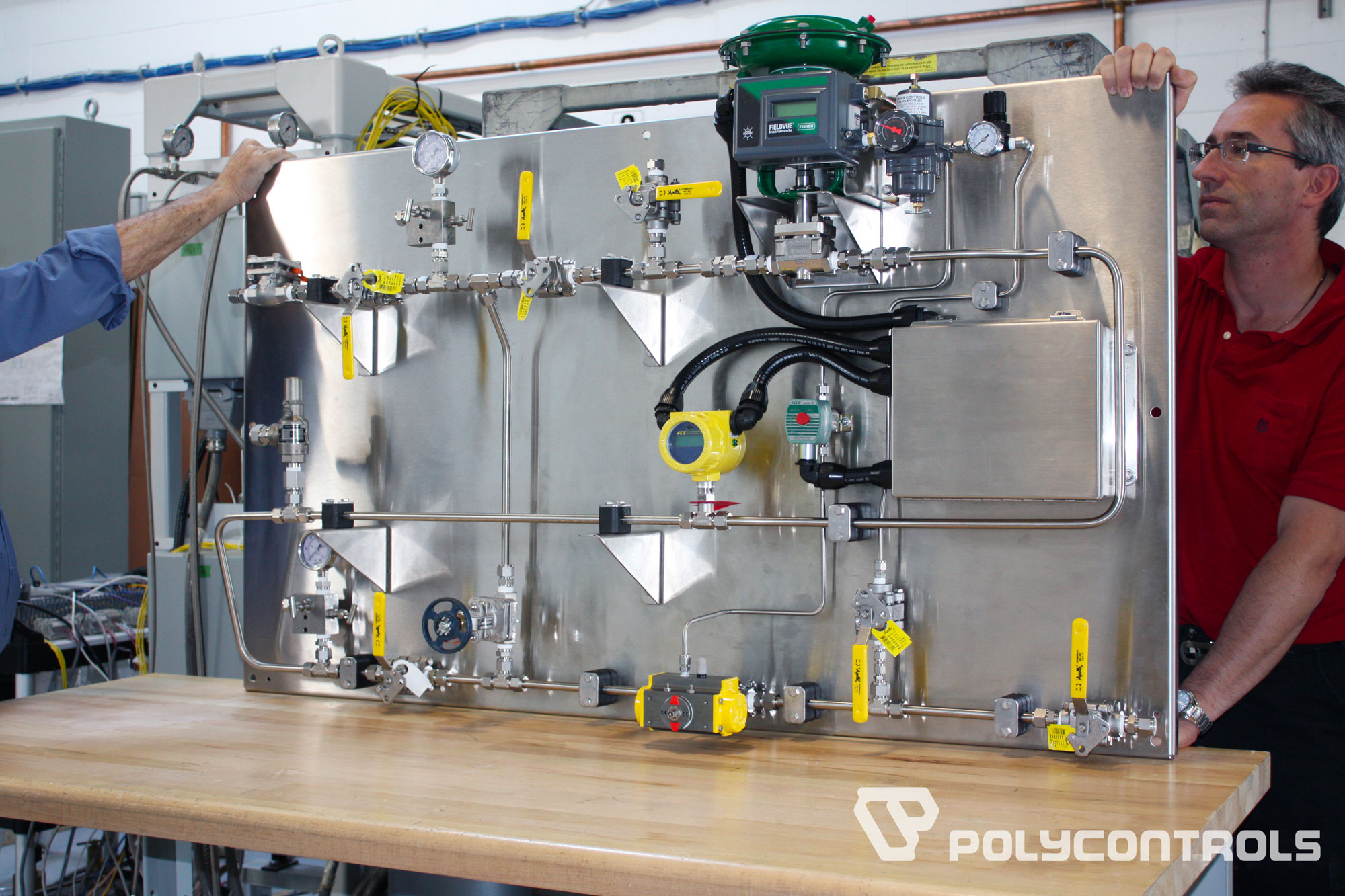 Polycontrols Industrial gas injection assembly