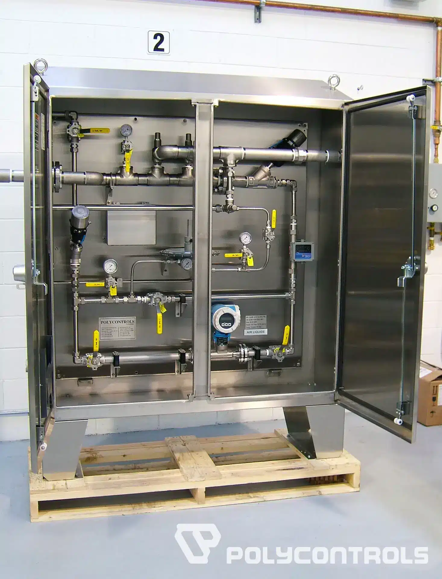 Polycontrols Milk deoxygenation and inerting unit (CO2)