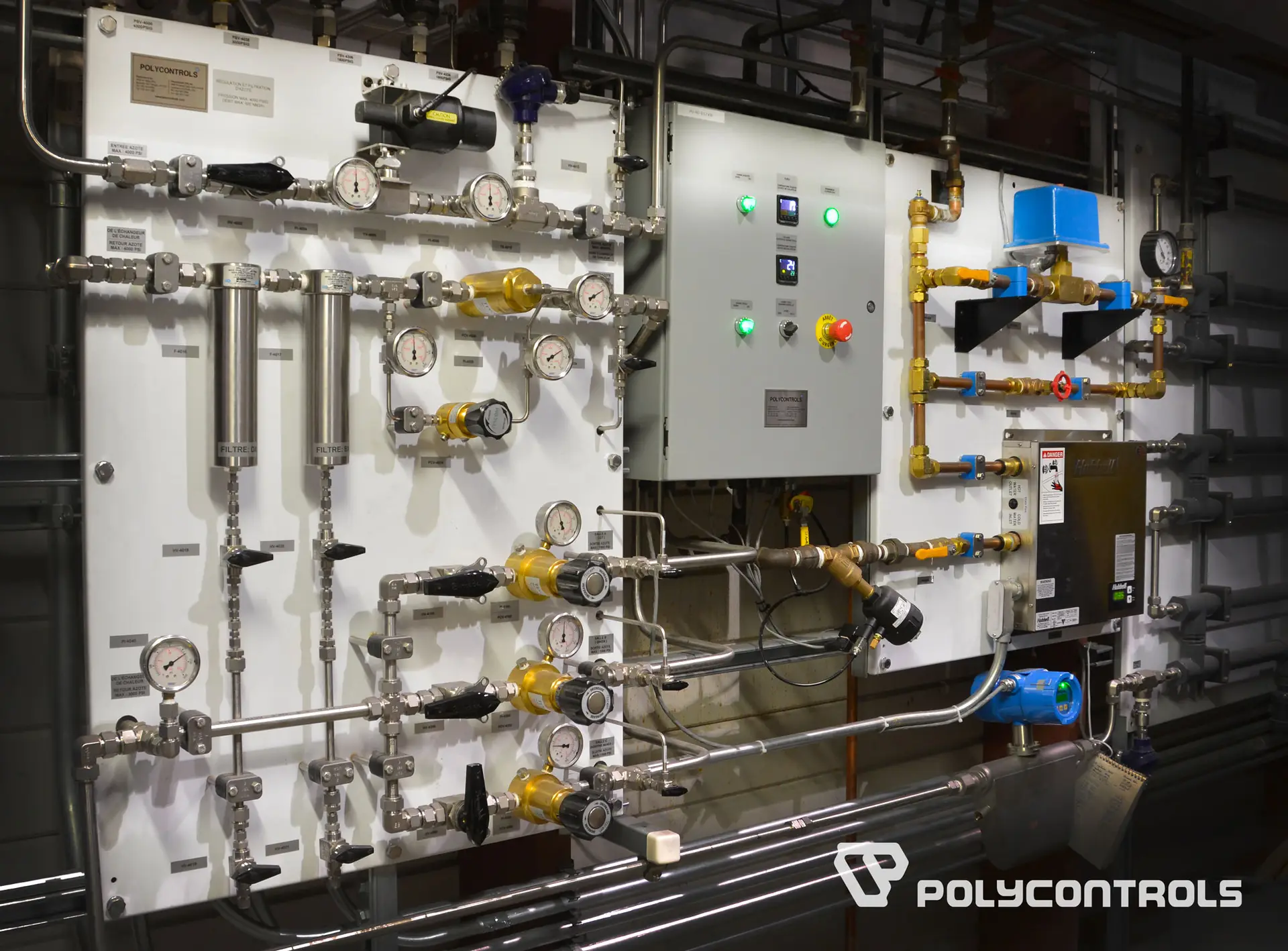 Polycontrols High pressure gas conditioning and heating