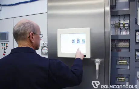 Polycontrols Automated tool changer for plasma spray Polycontrols Automated tool changer for plasma spray