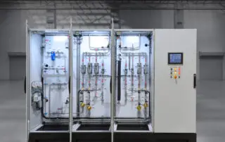 Automatic gas control unit (N2, CO2, CO, H2). | Polycontrols
